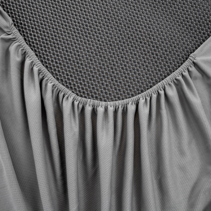 91家纺网 家纺一手货源 找家纺 宜家坊 2025新款A类纯色绣花冰藤席凉席三件套 曙光金-床笠款