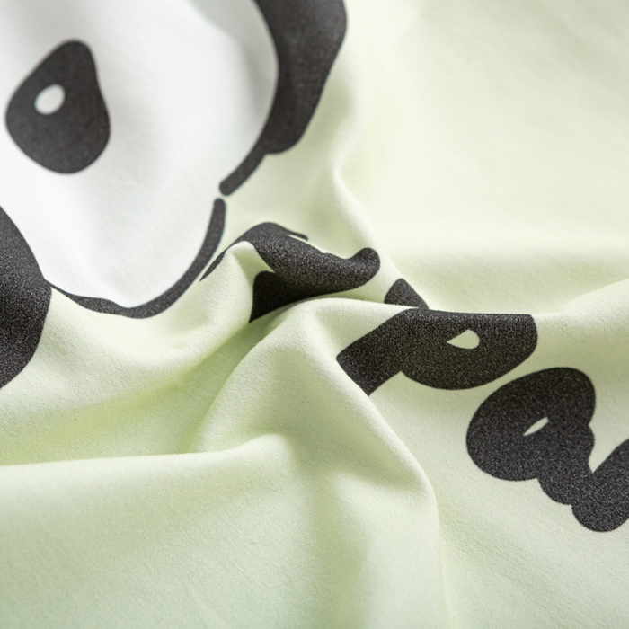 91家纺网 家纺一手货源 找家纺 萌番宝 2025新款100支云柔全棉磨毛儿童枕套卡通单件单枕套 大熊猫