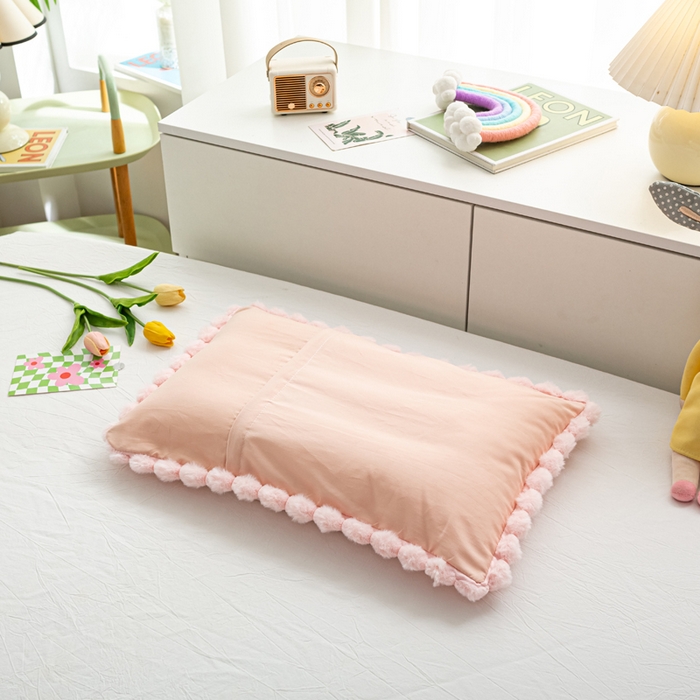 91家纺网 家纺一手货源 找家纺 萌番宝 2025新款100支云柔全棉磨毛儿童枕套卡通单件单枕套 蝴蝶猫