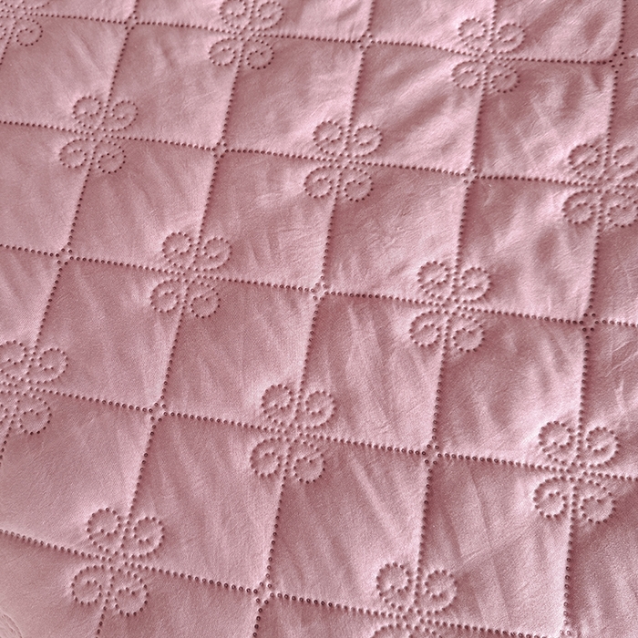 91家纺网 家纺一手货源 找家纺 2025新款亲肤舒适水洗棉夏被 水洗棉-粉紫