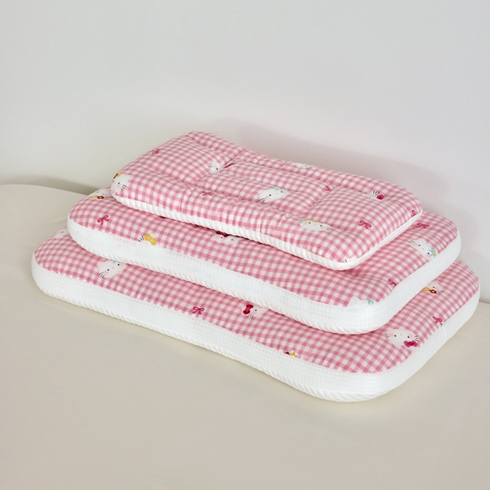 91家纺网 家纺一手货源 找家纺 （总）昕科 2025新款A类母婴级双感卡通亲子枕-全棉双层纱儿童枕学生凉感枕头羽丝棉成人颈椎枕芯