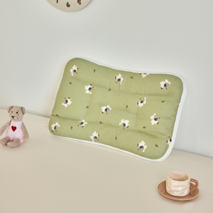 91家纺网 家纺一手货源 找家纺 （总）昕科 2025新款A类母婴级双感卡通亲子枕-全棉双层纱儿童枕学生凉感枕头羽丝棉成人颈椎枕芯