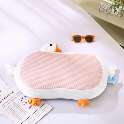 91家纺网 家纺一手货源 找家纺 （总）蔻眠 2025新款凉感丝荞麦护颈枕头儿童卡通学生成人枕芯大白鹅