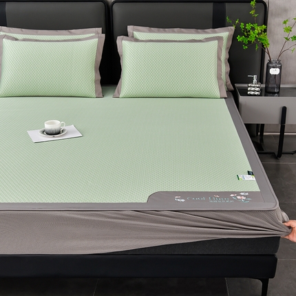 91家纺网 家纺一手货源 找家纺 （总）小牛席业 2024新款7D速冷凉感豆豆席凉席系列（床笠款）凉席藤席冰藤席冰丝席竹席乳胶席乳胶凉席凉感豆豆席