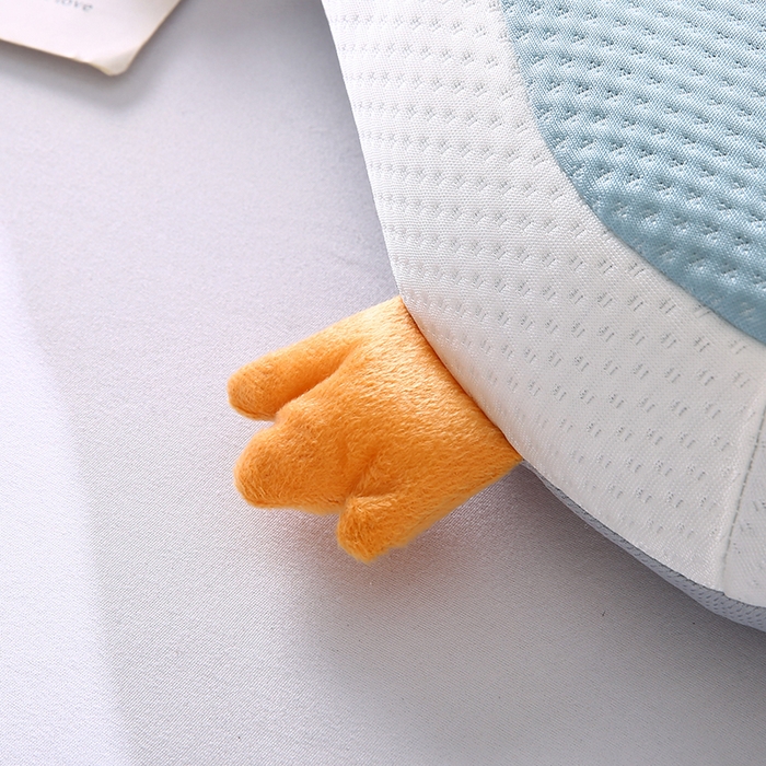 91家纺网 家纺一手货源 找家纺 （总）蔻眠 2025新款凉感丝荞麦护颈枕头儿童卡通学生成人枕芯大白鹅