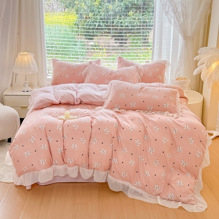 91家纺网 家纺一手货源 找家纺 （总）橘子家 2025新款云柔棉四件套