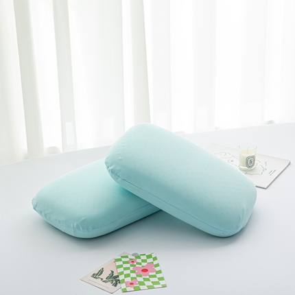 91家纺网 家纺一手货源 找家纺 （总）萌番宝2025新款迷你小枕头便携式午睡乳胶枕趴睡枕午休神器-冰丝款
