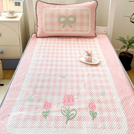 91家纺网 家纺一手货源 找家纺 （总）川悦生活 2025新款大阪凉豆豆学生床凉感凉席