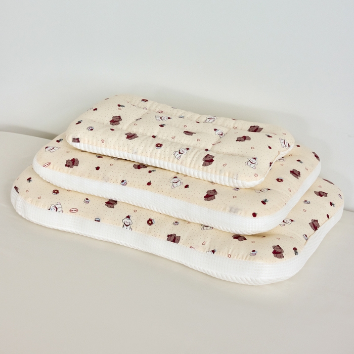 91家纺网 家纺一手货源 找家纺 （总）昕科 2025新款A类母婴级双感卡通亲子枕-全棉双层纱儿童枕学生凉感枕头羽丝棉成人颈椎枕芯