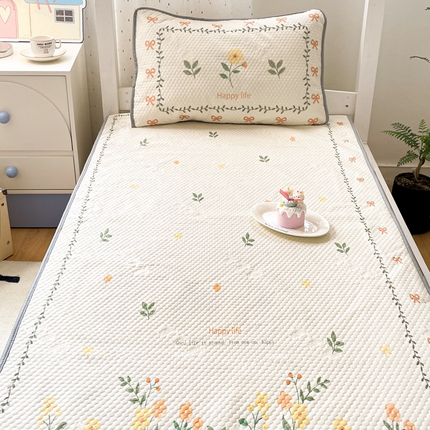 91家纺网 家纺一手货源 找家纺 （总）川悦生活 2025新款大阪凉豆豆学生床凉感凉席