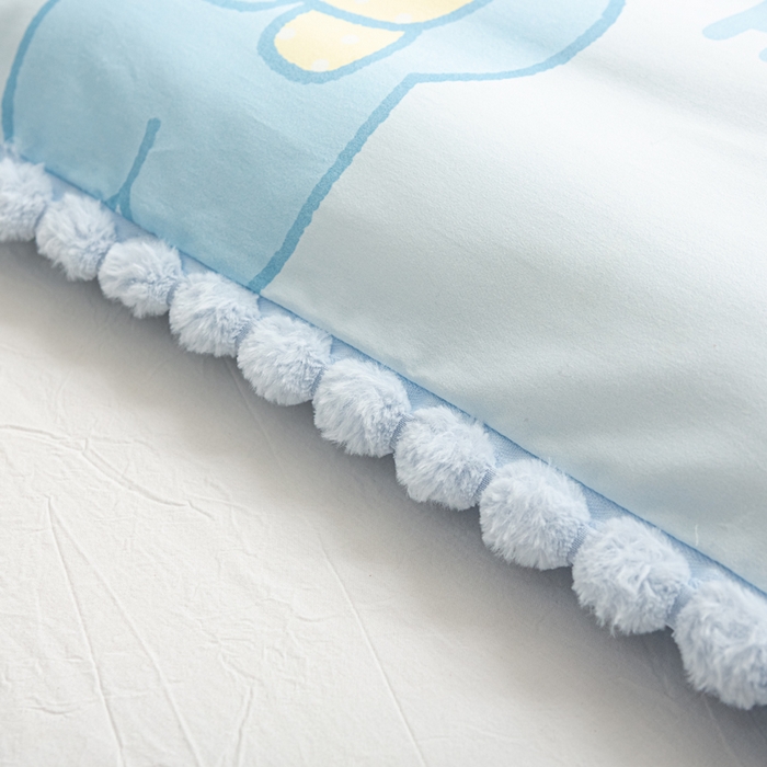 91家纺网 家纺一手货源 找家纺 （总）萌番宝 2025新款100支云柔全棉磨毛儿童枕套卡通单件单枕套