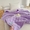 91家纺网 家纺一手货源 找家纺 2025新款亲肤舒适水洗棉夏被 水洗棉-紫
