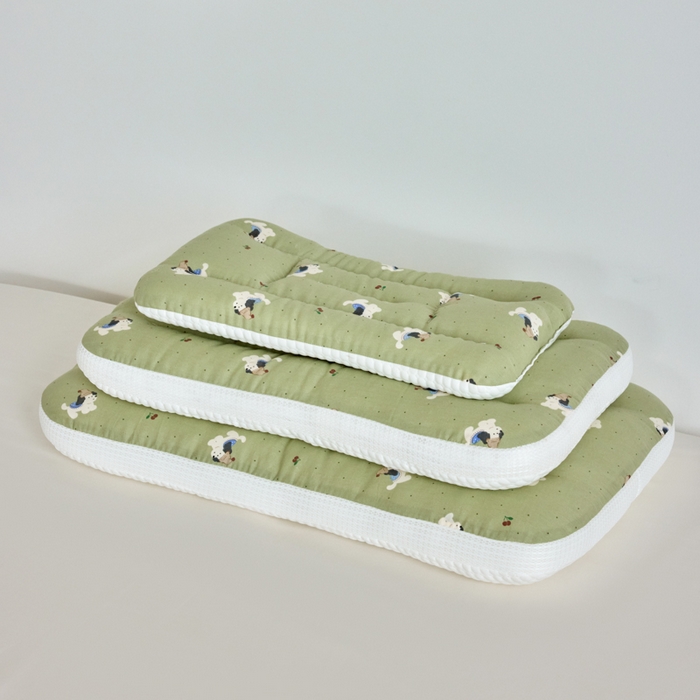 91家纺网 家纺一手货源 找家纺 （总）昕科 2025新款A类母婴级双感卡通亲子枕-全棉双层纱儿童枕学生凉感枕头羽丝棉成人颈椎枕芯