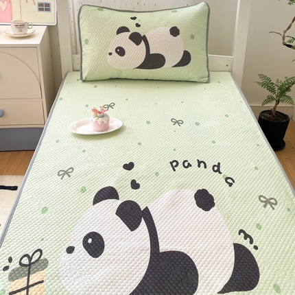 川悦生活 2025新款大阪凉豆豆学生床凉感凉席 礼物小熊猫