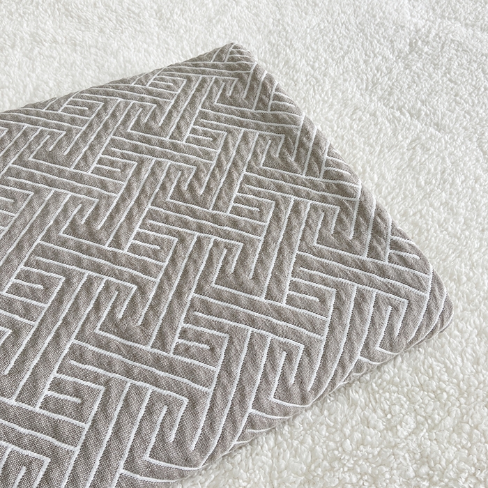 91家纺网 家纺一手货源 找家纺 卡奥家纺 2025新款水洗全棉四层纱盖毯毛巾被夏凉被  围城-咖