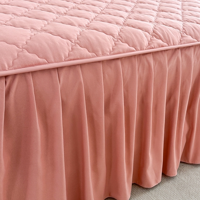 91家纺网 家纺一手货源 找家纺 怡源梦 2025新款蝴蝶飞飞系列 A类全包夹棉床头罩 豆沙