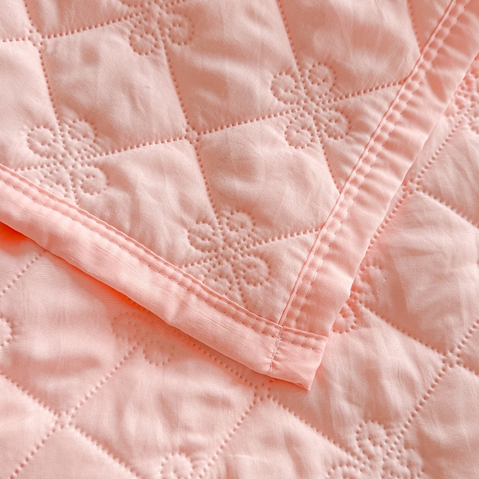 91家纺网 家纺一手货源 找家纺 2025新款亲肤舒适水洗棉夏被 水洗棉-玉