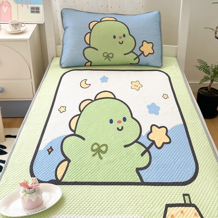 91家纺网 家纺一手货源 找家纺 （总）川悦生活 2025新款大阪凉豆豆学生床凉感凉席