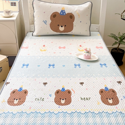 91家纺网 家纺一手货源 找家纺 （总）川悦生活 2025新款大阪凉豆豆学生床凉感凉席