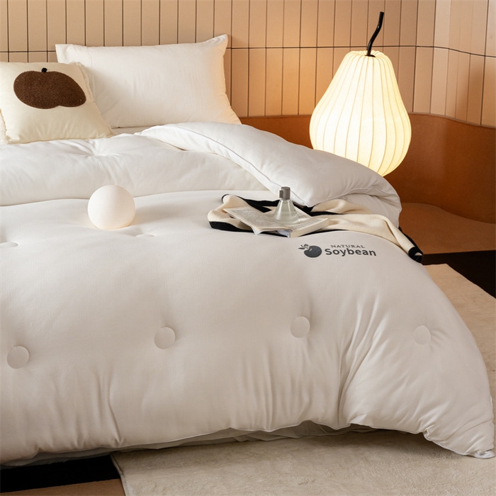 91家纺网 家纺一手货源 找家纺 （总）U被家纺 2025新款150克酒店大豆冬被被子被芯