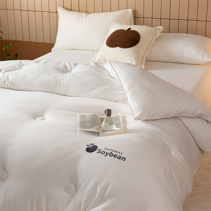 91家纺网 家纺一手货源 找家纺 （总）U被家纺 2025新款150克酒店大豆冬被被子被芯