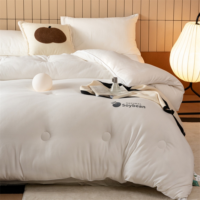 91家纺网 家纺一手货源 找家纺 （总）U被家纺 2025新款150克酒店大豆冬被被子被芯