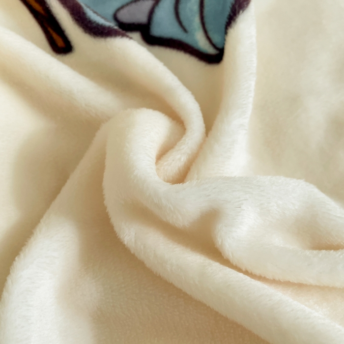 91家纺网 家纺一手货源 找家纺 鸿森林 2025新款牛奶绒大版数码印花喜羊羊与灰太狼系列四件套 淘淘假日