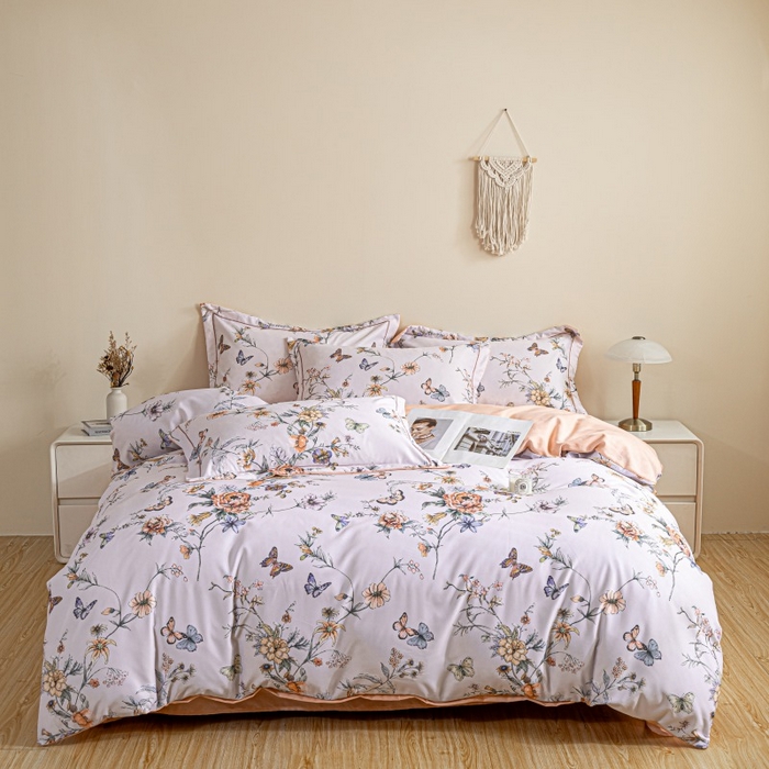 91家纺网 家纺一手货源 找家纺 （总）鸿森林 2025新款全棉纯棉磨毛印花四件套