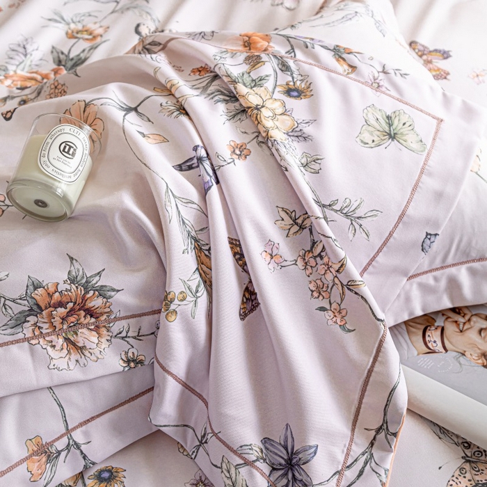 91家纺网 家纺一手货源 找家纺 （总）鸿森林 2025新款全棉纯棉磨毛印花四件套