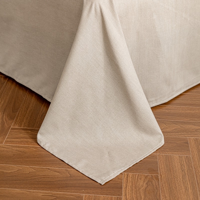 91家纺网 家纺一手货源 找家纺 鸿森林 2025新款全棉纯棉磨毛印花四件套 律动-粉