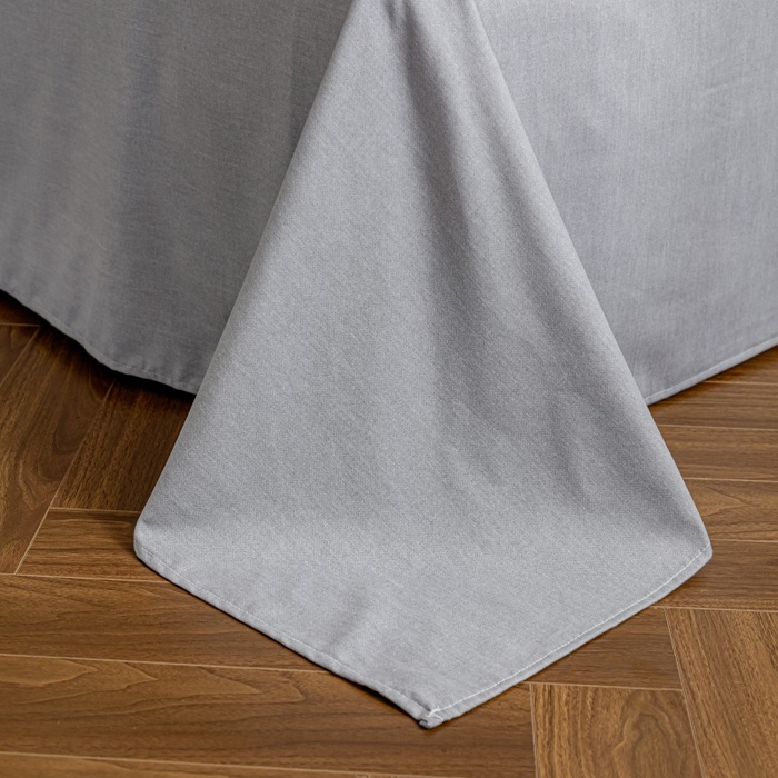 91家纺网 家纺一手货源 找家纺 鸿森林 2025新款全棉纯棉磨毛印花四件套 沙慕-蓝