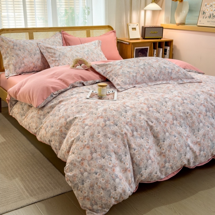 91家纺网 家纺一手货源 找家纺 （总）鸿森林 2025新款全棉纯棉磨毛单品系列-四件套