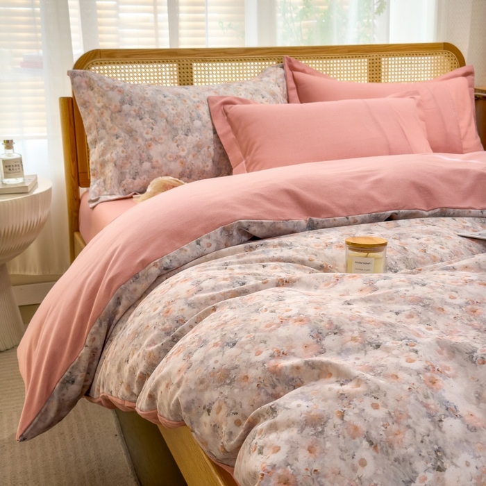 91家纺网 家纺一手货源 找家纺 （总）鸿森林 2025新款全棉纯棉磨毛单品系列-四件套