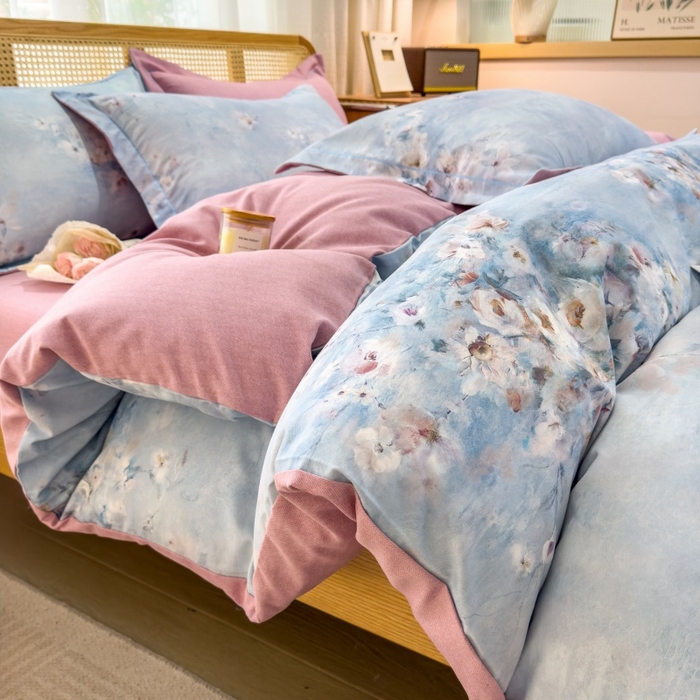 91家纺网 家纺一手货源 找家纺 （总）鸿森林 2025新款全棉纯棉磨毛单品系列-四件套