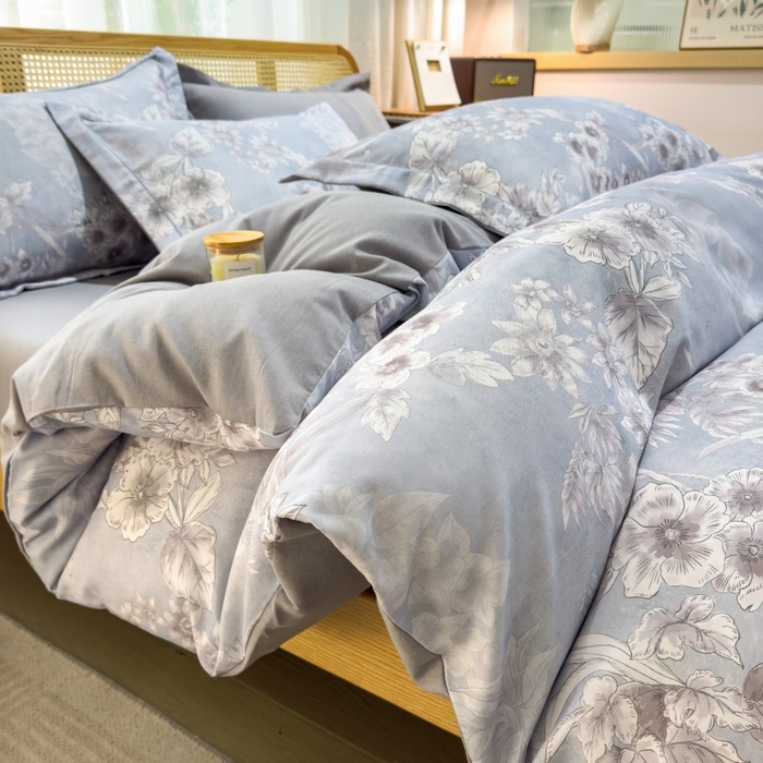 91家纺网 家纺一手货源 找家纺 （总）鸿森林 2025新款全棉纯棉磨毛单品系列-四件套