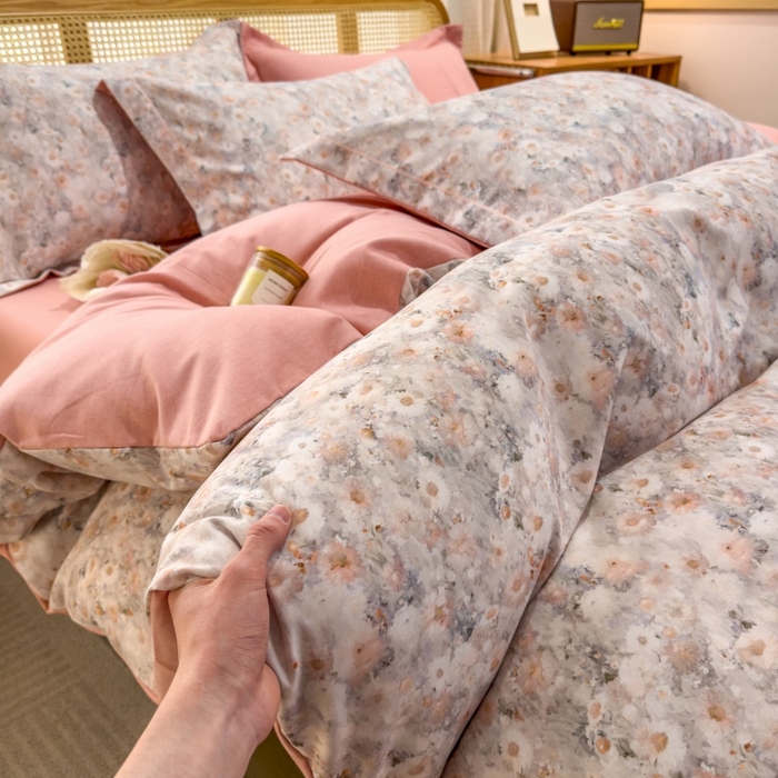 91家纺网 家纺一手货源 找家纺 （总）鸿森林 2025新款全棉纯棉磨毛单品系列-单被套