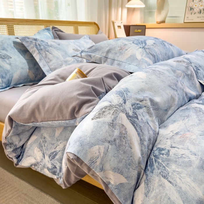 91家纺网 家纺一手货源 找家纺 （总）鸿森林 2025新款全棉纯棉磨毛单品系列-四件套