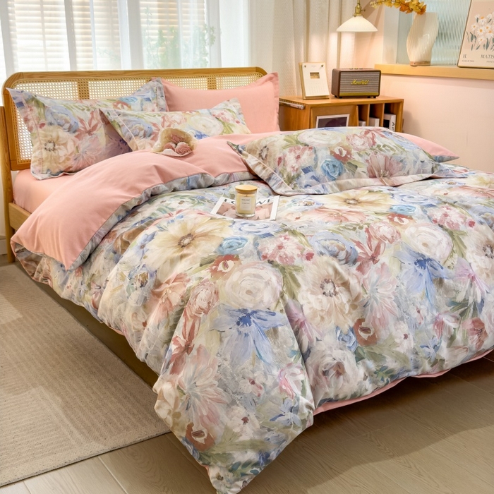 91家纺网 家纺一手货源 找家纺 （总）鸿森林 2025新款全棉纯棉磨毛单品系列-单被套