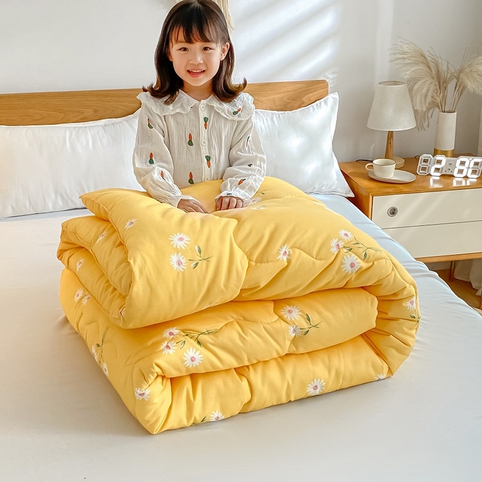 91家纺网 家纺一手货源 找家纺 （总）U被家纺 2025新款仿棉印花冬被童模图