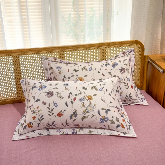 91家纺网 家纺一手货源 找家纺 鸿森林 2025新款全棉纯棉磨毛单品系列-单被套 玲珑-米