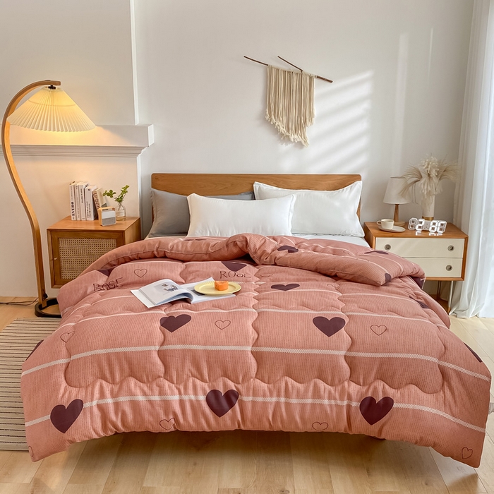 91家纺网 家纺一手货源 找家纺 （总）U被家纺 2025新款仿棉印花冬被童模图