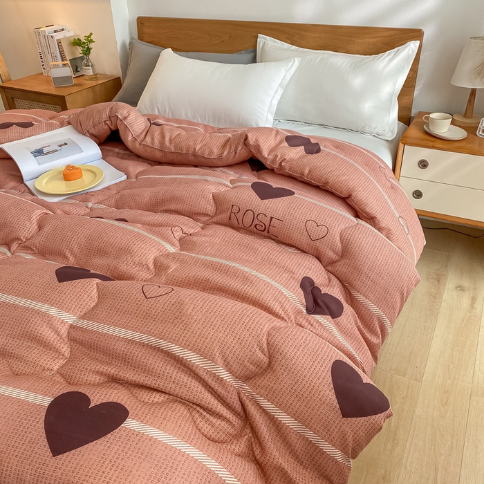 91家纺网 家纺一手货源 找家纺 （总）U被家纺 2025新款仿棉印花冬被童模图