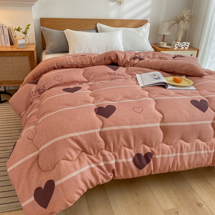 91家纺网 家纺一手货源 找家纺 （总）U被家纺 2025新款仿棉印花冬被童模图