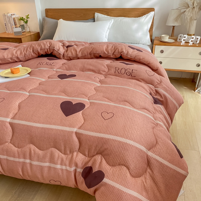 91家纺网 家纺一手货源 找家纺 （总）U被家纺 2025新款仿棉印花冬被童模图