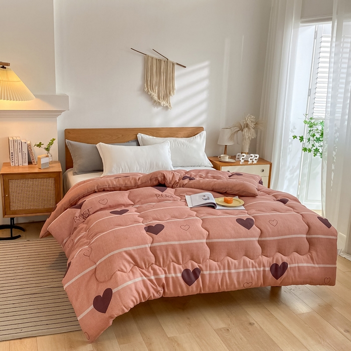 91家纺网 家纺一手货源 找家纺 （总）U被家纺 2025新款仿棉印花冬被童模图