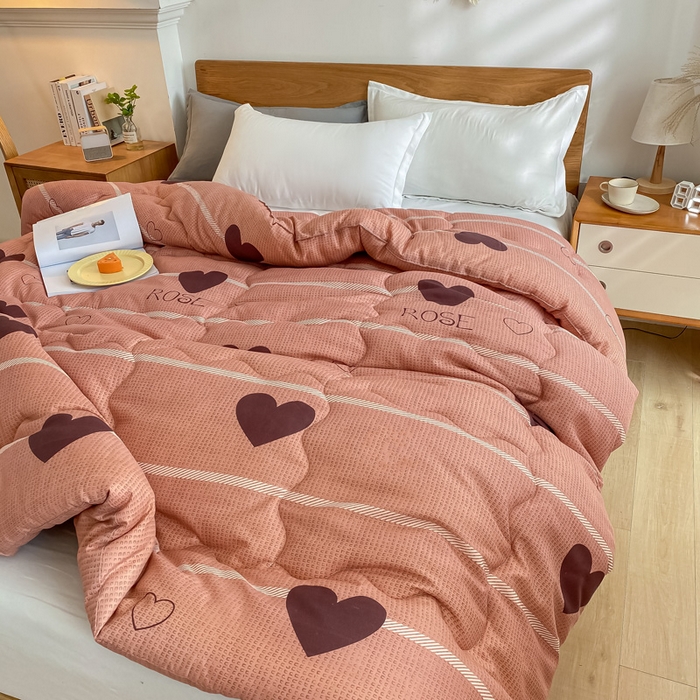 91家纺网 家纺一手货源 找家纺 （总）U被家纺 2025新款仿棉印花冬被童模图