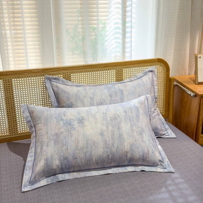 91家纺网 家纺一手货源 找家纺 鸿森林 2025新款全棉纯棉磨毛单品系列-单被套 曼城-蓝