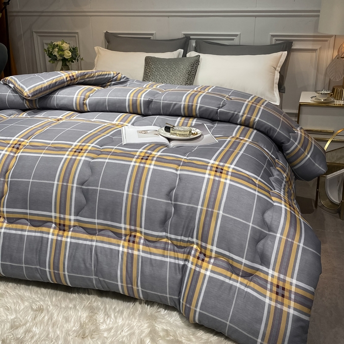 91家纺网 家纺一手货源 找家纺 （总）U被家纺 2025新款仿棉印花冬被实拍图