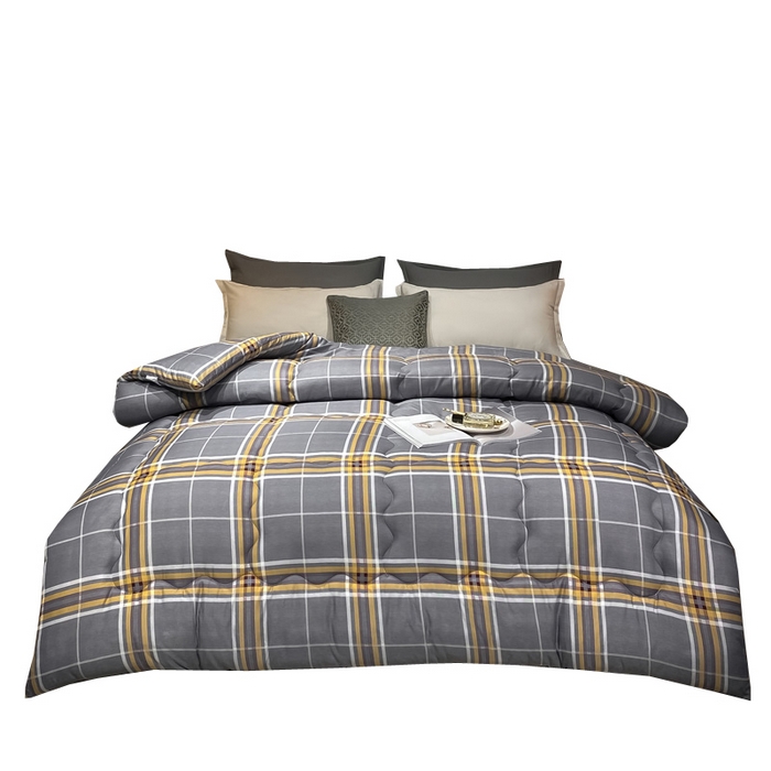 91家纺网 家纺一手货源 找家纺 （总）U被家纺 2025新款仿棉印花冬被实拍图