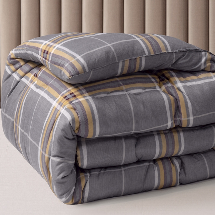 91家纺网 家纺一手货源 找家纺 （总）U被家纺 2025新款仿棉印花冬被实拍图